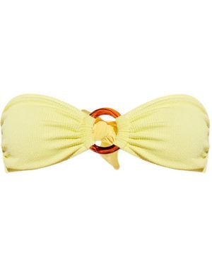 Melissa Odabash Bandeau Bikini Top - Yellow