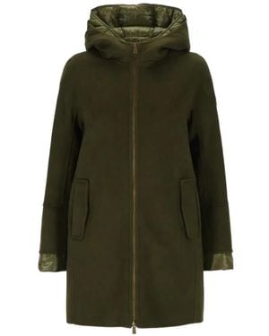Canadian Hooded Zip-Up Coat - Green