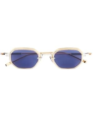 Sato Eyewear Timir Ii Geometric-Frame Sunglasses - Blue