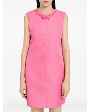 MM6 by Maison Margiela Bow-Detail Mini Dress - Pink