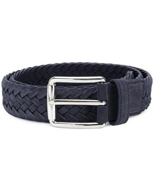 Tod's イントレッチオ レザーベルト - ブルー