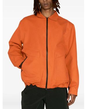 GR10K Zip-Fastening Pocket Jacket - Orange