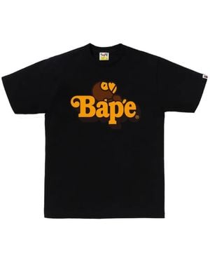 A Bathing Ape Milo On Bape T-Shirt - Black