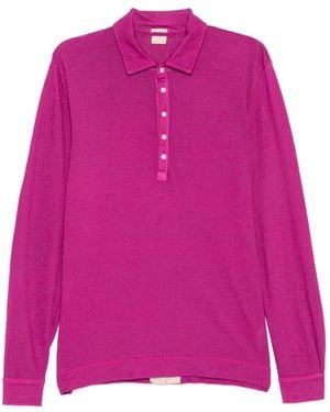 Massimo Alba Long-Sleeve Polo Shirt - Pink