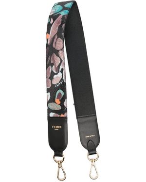 Fendi Taschenriemen Mit Pailletten - Weiß
