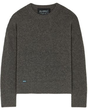 Alanui Jersey Con Cuello Redondo - Gris
