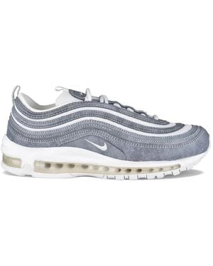 Comme des Garçons X Nike Air Max 97 Embroidered Swoosh Trainers - White