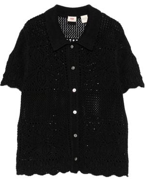 Levi's Crochet Button-Down Shirt - Black