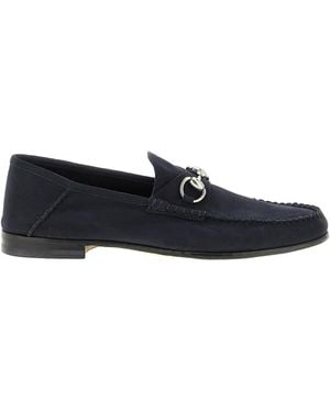 Gucci Gigi Loafer aus Wildleder - Blau