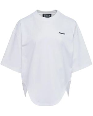BONBOM Camiseta New Corset Line - Blanco