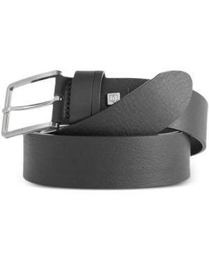 Piquadro Prong-Buckle Leather Belt - Gray