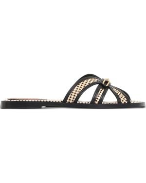 Zimmermann Prisma Woven Sandals - Black