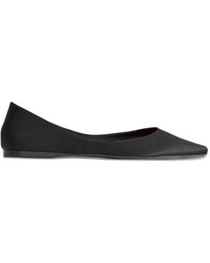 Saint Laurent Lou Pointed Ballet Flat - Black