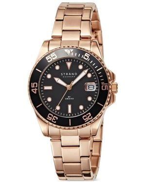 Obaku Bondi Armbanduhr Mit Drehbarer Lünette 38Mm - Schwarz