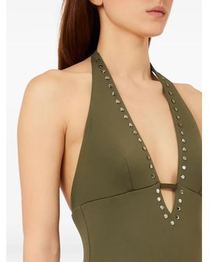 Liu Jo Studded Swimsuit - Green