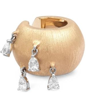 Rainbow K Dune Pampilles Diamond Earcuff - White