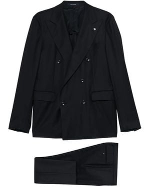 Tagliatore Double-Breasted Suit - Black