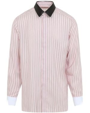 Tom Ford Vertical-Stripe Shirt - Pink