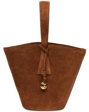 Liffner Suede Bucket Bag - Brown