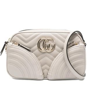 Gucci Gg Marmont Crossbody Bag - Natural