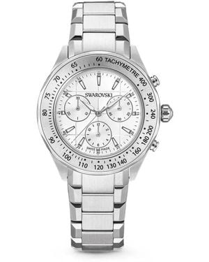 Swarovski Dextera Chronograph Tachymeter 39Mm Watch - White
