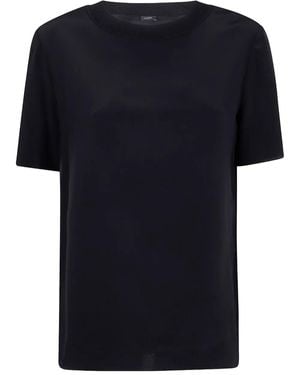JOSEPH Short-sleeve Silk T-shirt - ブラック