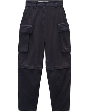 Alexander Wang デタッチャブルパネル カーゴパンツ - ブルー