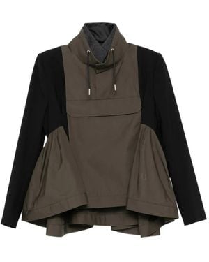 Sacai Suiting Blouson Jacket - Black