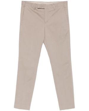 PT Torino Concealed-Fastening Trousers - Natural
