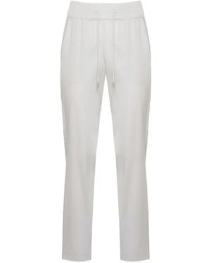 Panicale Pantaloni Con Coulisse - Bianco