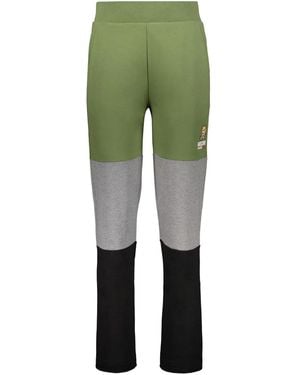 Moschino Pantalones con diseño colour block - Verde