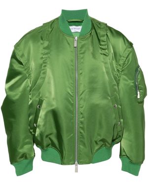 Off-White c/o Virgil Abloh Off- Bomber Jacket - Green