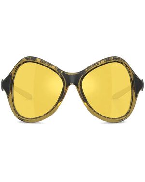 DIESEL Cat-Eye Frame Sunglasses - Yellow