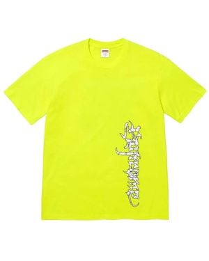 Supreme Satan Graphic T-Shirt - Yellow