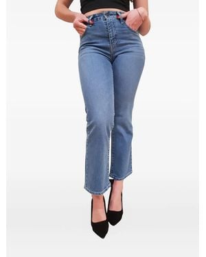 Levi's High-Waisted Straight-Leg Jeans - Blue