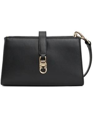 Tommy Hilfiger Logo-Plaque Cross Body Bag - Black