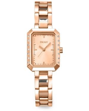DKNY Montre Uptown Glitz 35.5 Mm - White