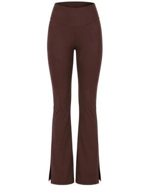 The Upside Peached Florence Flared Trousers - Brown