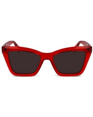 Ferragamo Cat-Eye Sunglasses - Red