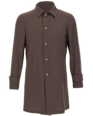 Barba Napoli Bristol Single-Breasted Coat - Brown