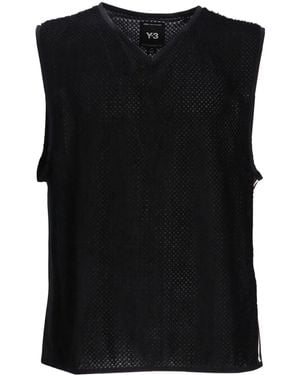 Y-3 Waffle Vest - Black