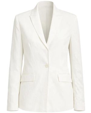 Kocca Nataniel Single-Breasted Blazer - White
