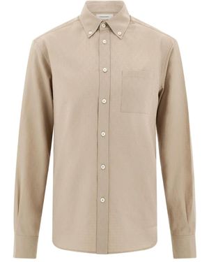 Ferragamo Monogram Shirt - Natural