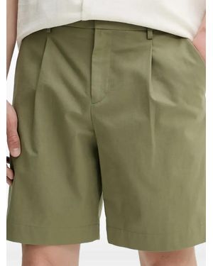 A.P.C. Chino-Shorts Mit Falten - Grün