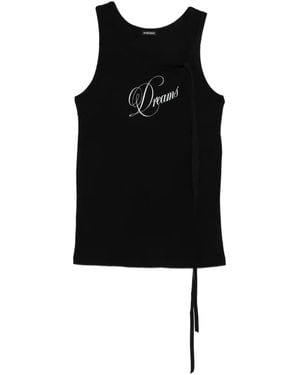 Ann Demeulemeester Seva Trägershirt - Schwarz