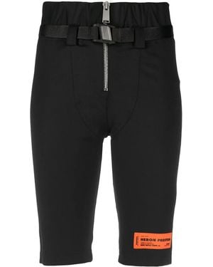 Heron Preston Tailored Knee-Length Shorts - Black