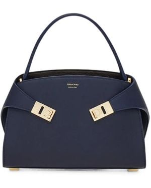 Ferragamo Xs Hug Tote Bag - Blue