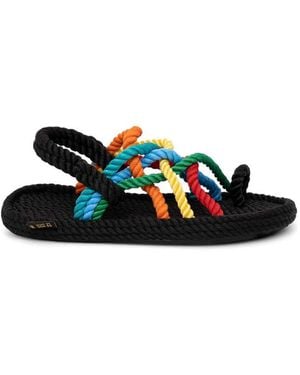 Bohonomad Interwoven Rope Sandals - White