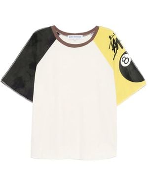 Stain Shade X Peter Simmonds グラフィック Tシャツ - ブラック