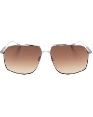 Barton Perreira Renzo Pilot-Frame Sunglasses - Pink